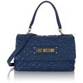 Love Moschino Women's Jc4314pp0fla0 Handbag, Blue, One Size