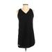 Old Navy Casual Dress - Shift V Neck Sleeveless: Black Dresses - Women's Size X-Small