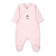 Sterntaler Baby Mädchen Strampler GOTS Einteiler Emmi Strampler - Strampler Baby, Babystrampler - aus getupftem Jersey mit Esel - rosa, 50