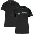 "T-shirt Mercedes AMG Petronas F1 Logo - Noir - Femme - Homme Taille: XS"