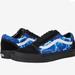 Vans Shoes | Nib, Old Skool Lightening Blue Black Vans Sneakers In Black/Blue, Women Sz 8 | Color: Black/Blue | Size: 8