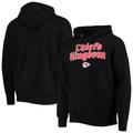 Men's '47 Black Kansas City Chiefs Wordmark Regional Headline Pullover Hoodie