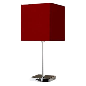 Tischleuchte SIMPLE SQUARE, rot, H:25 cm Image