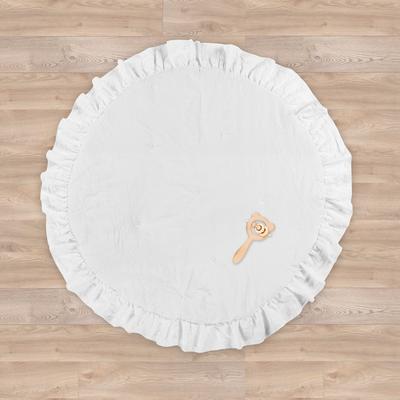 Lush Decor Baby Round Ruffle Play Mat Single 36" Diameter - 36" Diameter