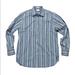 J. Crew Shirts | J Crew Blue Stripe Button Up Long Sleeve Mens Dress Shirt Size M 15 / 15 1/2 | Color: Blue/White | Size: 15.5