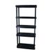 Maxit Shelf Unit 5 Tier Black Resin