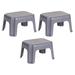 Rubbermaid Durable Plastic Step Stool w/ 250-LB Weight Capacity, Gray (3 Pack) - 1