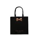 Ted Baker Woman Plain Bow Icon Shopper Bag 'ARACON' Size Small (Black)