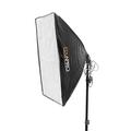 Pixapro EzyLite E27 Softbox Kit Continuous Lighting Modifier Film Camera Key Light Photo LED Light Box Photography Lightbox (Without Bulb) - Perfect for Small to Medium Products