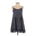 Love Sadie Casual Dress - A-Line: Blue Dresses - Women's Size Small
