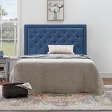 Three Posts™ Magallanes Panel Headboard Upholstered/Polyester in Blue | 78 W x 3.9 D in | Wayfair 10D863FED1AB4C858BA58EB04006D25F