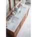 Dovecove Washington 72" Double Bathroom Vanity Marble in Brown | 37.19 H x 72 W x 23.5 D in | Wayfair 683C2DD03A674EB2A40B85B199902E0E