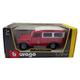 Bburago 18-22063 Land Rover Serie II Modellauto im Maßstab 1:24, Rot