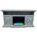 Hanover 62-in. Whitby Farmhouse Electric Fireplace Heater with Deep Crystal Insert - 62 Inch