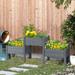 Outsunny 73" x 18" x 32" 3 Tier Raised Garden Bed w/ Three Elevated Planter Box, Freestanding Wooden Plant Stand