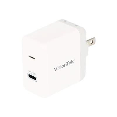 VisionTek USB-C 20W Quick Charge US Plug Adapter