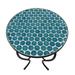 Lori Mosaic Folding Side Table by Saint Birch in Blue Green