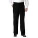 Men's Big & Tall KS Signature No Hassle® Classic Fit Expandable Waist Plain Front Dress Pants by KS Signature in Black (Size 66 40)