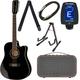 Harley Benton D-200CE-12BK Bundle