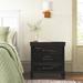 Andover Mills™ Kohut 3 Drawer Nightstand Wood in Black | 28.63 H x 28 W x 17 D in | Wayfair 1148B710CD7E4859B59212CAFE7A8071