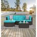 Latitude Run® Outdoor 5 Pieces Furniture Sectional Set | Wayfair B4F9FD612DF54CC387F69A6DFCBB0A36