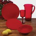 Certified International 12 Piece Melamine Dinnerware Set, Service for 4 Melamine in Red | Wayfair 89212RM