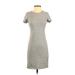 Old Navy Casual Dress - Sheath: Gray Solid Dresses - Women's Size X-Small
