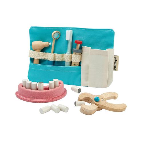 Holz-Spielzeug Zahnarzt-Set 7-Teilig