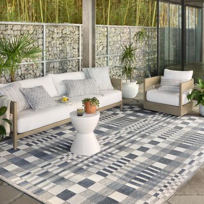 Alexander Home Renee Modern Buffalo Check Indoor / Outdoor Rug