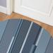 COLOR BLOCK STRIPE BLUE Doormat By Kavka Designs