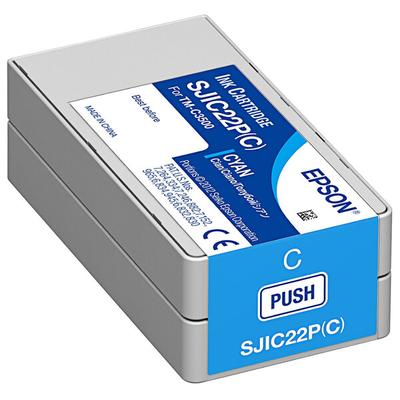 Epson C33S020581 Cyan Ink Cartridge for ColorWorks TM-C3500 Label Printers