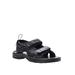 Men's Men's SurfWalker II Leather Sandals by Propet in Black (Size 13 XXW)