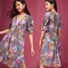 Anthropologie Dresses | Anthropologie Akemi + Kin Multicolor Valencia Floral Dress | Color: Blue/Purple | Size: Xs