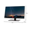 Lenovo ThinkVision P27u-20 - LED-Monitor - 68.6 cm (27") (27" sichtbar) - 3840 x 2160 4K @ 60 Hz - IPS - 450 cd/m² - 1000:1-4 ms - Thunderbolt 4, 2xHDMI, DisplayPort - Lautsprecher - Raven Black