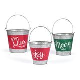 The Holiday Aisle® Areesha 3 Piece Holiday Handicraft Nesting Buckets Party Favors Set | Wayfair 1998AE4D5E8447FB9311B9BB141D47EC