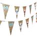 The Holiday Aisle® Pennant Banner Plastic | 18 H x 1200 W x 12 D in | Wayfair 982DF0C6E0CB4C24B287C3030421EF29