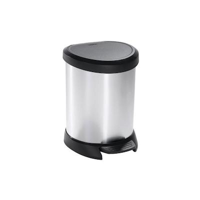 Proregal Tretabfalleimer | 20 Liter Fassungsvermögen | Metall-Optik Image