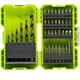 Ryobi - Coffret antichocs empilable 38 accessoires de perçage-vissage - porte embouts RAK38SDD