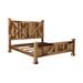 Porter Designs Crossroads Traditional Solid Sheesham Wood King Bed, Natural