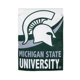 Michigan State Spartans 12.5'' x 18'' Double-Sided Burlap Garden Flag
