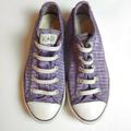 Converse Shoes | Converse All Star Purple Pleated Satin Women's 6 | Color: Purple | Size: 6