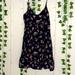 Madewell Dresses | Madewell Silk Floral Wrap Dress | Color: Black | Size: 2