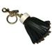 Coach Accessories | Coach Black And White Key Ring Tussle Key Fob Bag Charm | Color: Black/White | Size: Os
