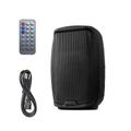 Gemini Sound AS-2108BT Active Bluetooth PA-System, 8-Zoll-Tieftöner 500W Watt-DJ-Lautsprecher, SD, USB, XLR-Eingang / -ausgang, 2 x 1/4 Zollmikrofon / RCA- und AUX-Eingänge mit Griffen, TWS