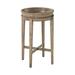 Theodore Alexander Echoes Newton Solid Wood Tray Top End Table Wood in Brown/Gray | 22 H x 14 W x 14 D in | Wayfair CB50050.C267