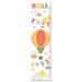 Finny and Zook Oh the Places You'll Go Hot Air Balloon Personalized Growth Chart Canvas in Green/Pink/Yellow | 39 H x 10 W in | Wayfair GC000252