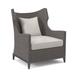 Bernhardt Captiva Patio Chair w/ Cushions Wicker/Rattan in Gray | 40 H x 33 W x 30 D in | Wayfair OP1102_6048-000