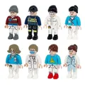 Docteur infirmière 4.5cm Playmobil MOC City modèle accessoires blocs de construction figurines Mini