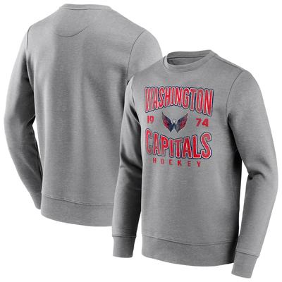 Washington Capitals Fanatics Branded Wave Off Vintage Crew Sweatshirt - Sportgrau - Herren Image