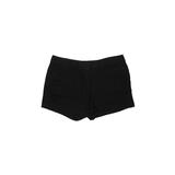 Lands' End Khaki Shorts: Black Print Bottoms - Women's Size 6 - Indigo Wash